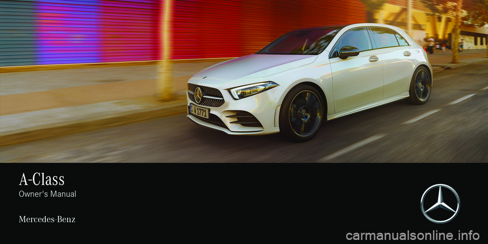 MERCEDES-BENZ A-CLASS HATCHBACK 2021  Owners Manual 