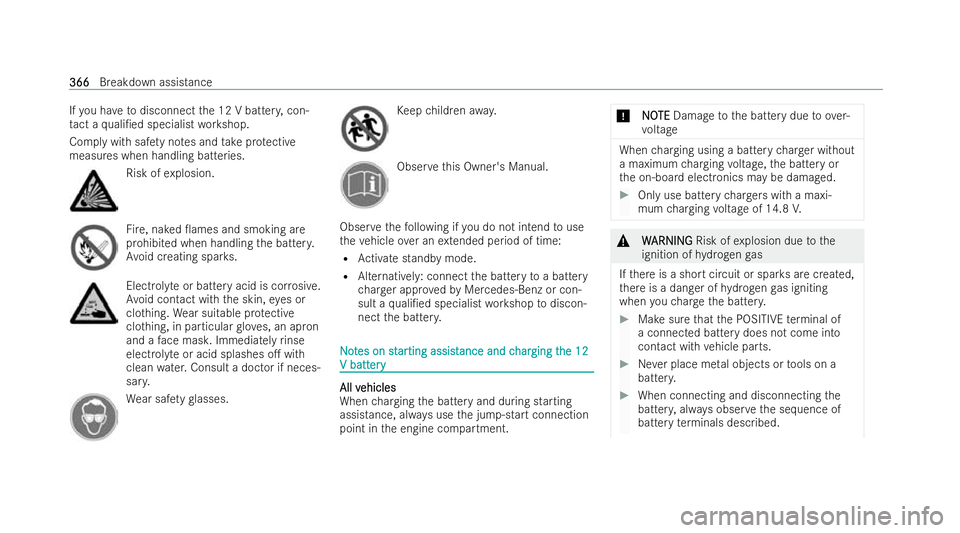 MERCEDES-BENZ AMG GT COUPE 2022 Owners Manual If
yo u ha vetodisconnect the 12 V batter y,con-
ta ct a quali/ed specialist workshop.
Comply with saf ety no tes and take protective
measures when handling batteries. Risk of
explosion. Fire
, naked MERCEDES-BENZ AMG GT COUPE 2022 Owners Manual If
yo u ha vetodisconnect the 12 V batter y,con-
ta ct a quali/ed specialist workshop.
Comply with saf ety no tes and take protective
measures when handling batteries. Risk of
explosion. Fire
, naked