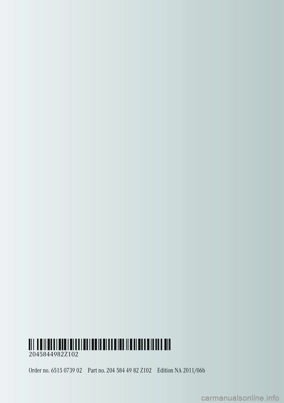 MERCEDES-BENZ C-CLASS COUPE 2011  Owners Manual 