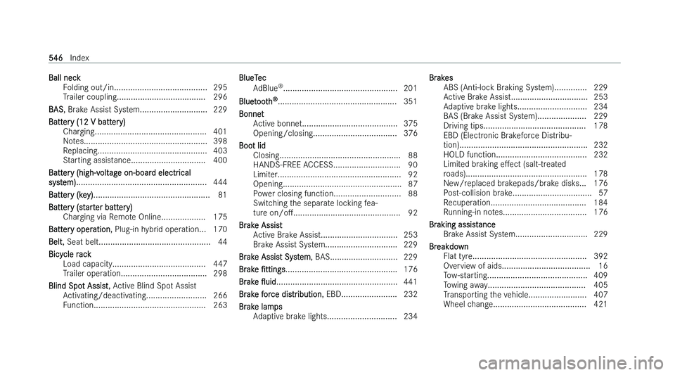 MERCEDES-BENZ C-CLASS SALOON 2022  Owners Manual �B�a�l�l� �n�e�c�k
�F �o�l�d�i�n�g� �o�u�t�/�i�n�.�.�.�.�.�.�.�.�.�.�.�.�.�.�.�.�.�.�.�.�.�.�.�.�.�.�.�.�.�.�.�.�.�.�.�.�.�.�.�. �2�9�5
�T�r�a�i�l�e�r� �c�o�u�p�l�i�n�g�.�.�.�.�.�.�.�.�.�.�.�.�.�.�.�.