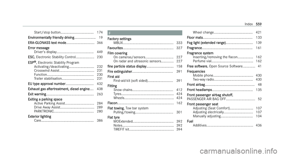 MERCEDES-BENZ C-CLASS SALOON 2022  Owners Manual �S�t�a�r�t�/�s�t�o�p� �b�u�t�t�o�n�.�.�.�.�.�.�.�.�.�.�.�.�.�.�.�.�.�.�.�.�.�.�.�.�.�.�.�.�.�.�.�.�.�. �1�7�4
�E�n
�v�i�r�o�n�m�e�n�t�a�l�l�y� �f�r�i�e�n�d�l�y� �d�r�i�v�i�n�g�.�.�.�.�.�.�.�.�.�.�.�.�