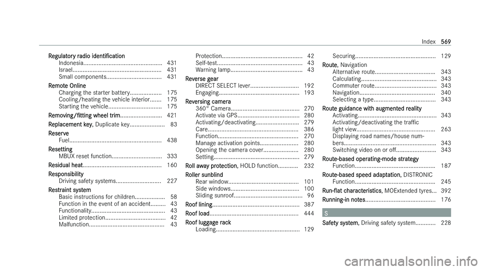 MERCEDES-BENZ C-CLASS SALOON 2022  Owners Manual �R�e�g�u�l�a�t�o�r�y� �r�a�d�i�o� 
�i�d�e�n�t�iN�c�a�t�i�o�n
�I�n�d�o�n�e�s�i�a �.�.�.�.�.�.�.�.�.�.�.�.�.�.�.�.�.�.�.�.�.�.�.�.�.�.�.�.�.�.�.�.�.�.�.�.�.�.�.�.�.�.�.�.�.�.�. �4�3�1
�I�s�r�a�e�l�.�.�