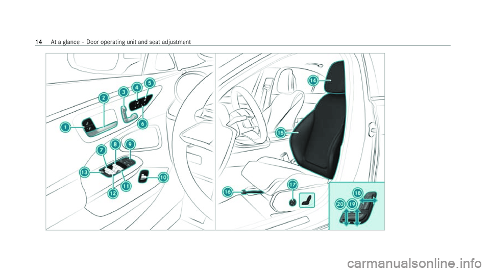 MERCEDES-BENZ C-CLASS ESTATE 2022  Owners Manual �1�4
�A�t� �a� �g�l�a�n�c�e� !