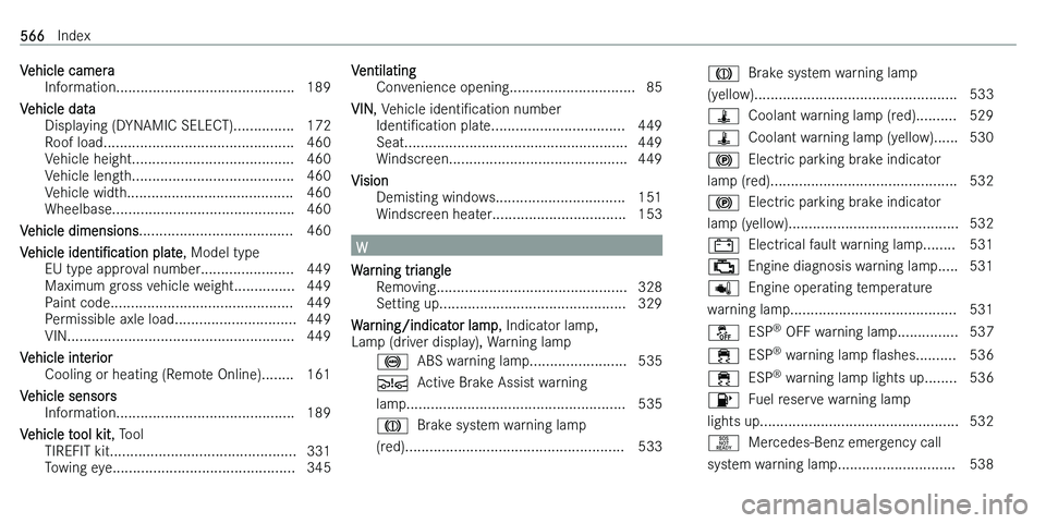 MERCEDES-BENZ C-CLASS ESTATE 2021  Owners Manual �V�e�h�i�c�l�e� �c�a�m�e�r�a�I�n�f�o�r�m�a�t�i�o�n�.�.�.�.�.�.�.�.�.�.�.�.�.�.�.�.�.�.�.�.�.�.�.�.�.�.�.�.�.�.�.�.�.�.�.�.�.�.�.�.�.�.�.�. �1�8�9
�V�e�h�i�c�l�e� �d�a�t�a �D�i�s�p�l�a�y�i�n�g� �(�D�Y�