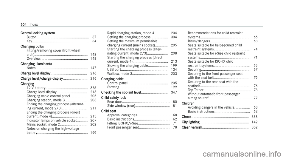 MERCEDES-BENZ CLA SHOOTING BRAKE 2022  Owners Manual �C�e�n�t�r�a�l� �l�o�c�k�i�n�g� �s�y�s�t�e�m
�B�u�t�t �o�n�.�.�.�.�.�.�.�.�.�.�.�.�.�.�.�.�.�.�.�.�.�.�.�.�.�.�.�.�.�.�.�.�.�.�.�.�.�.�.�.�.�.�.�.�.�.�.�.�.�.�.�.�. �8�7
�K�e�y�.�.�.�.�.�.�.�.�.�.�.�.