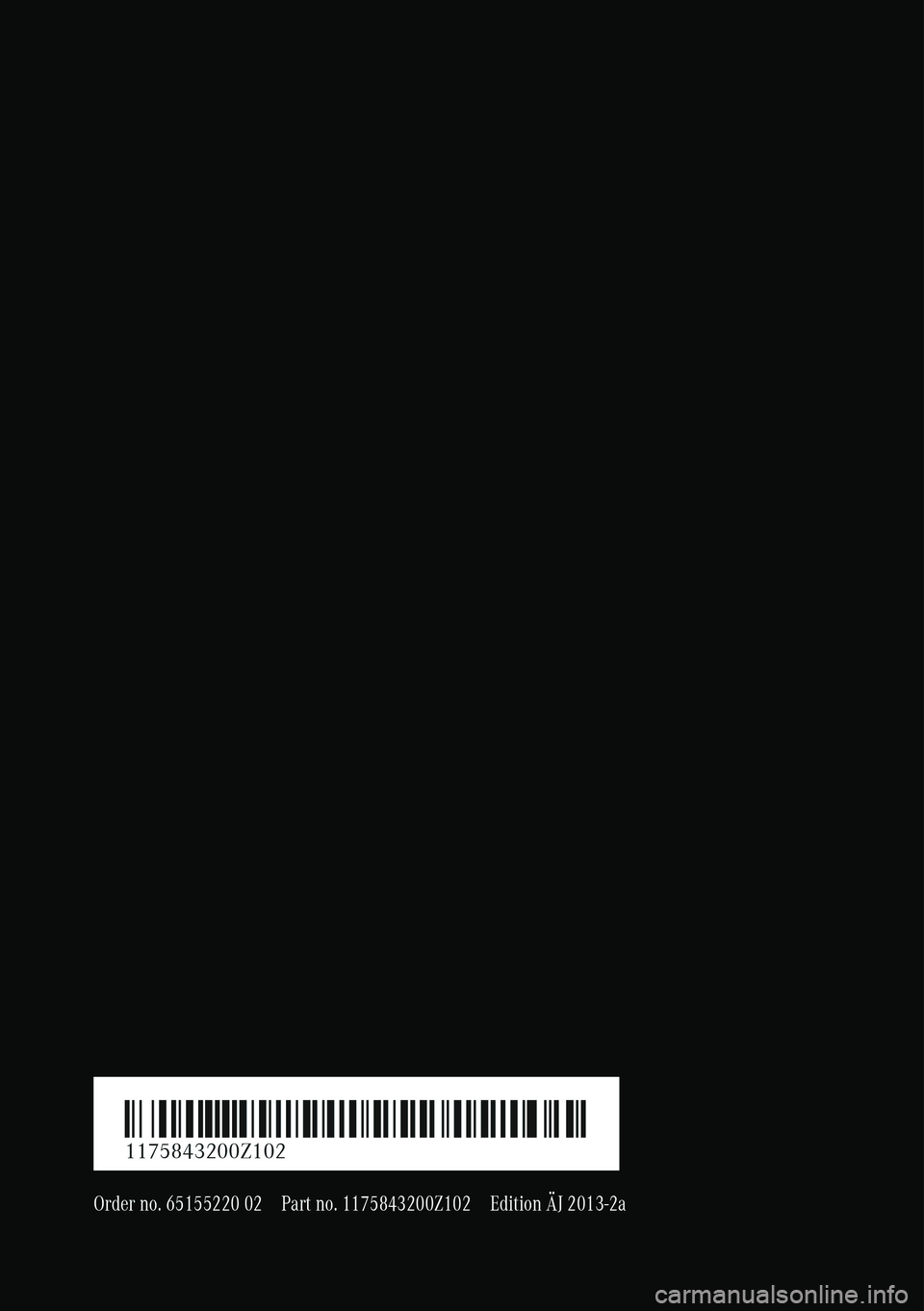 MERCEDES-BENZ CLA COUPE 2013  Owners Manual 