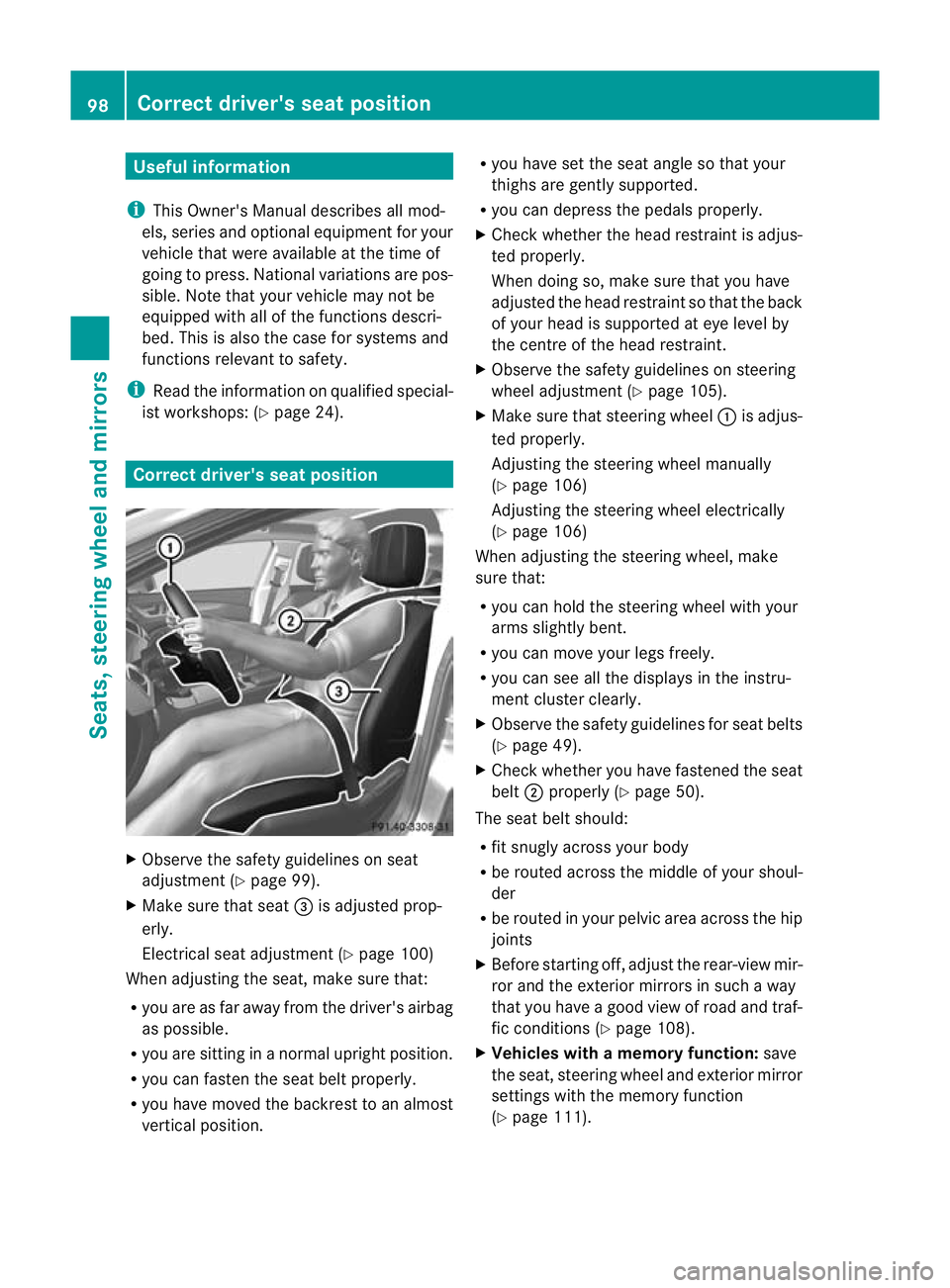 MERCEDES-BENZ CLS SHOOTING BRAKE 2012  Owners Manual Useful information
i This Owner's Manual describes all mod-
els, series and optional equipment for your
vehicle that were available at the time of
going to press. National variations are pos-
sibl