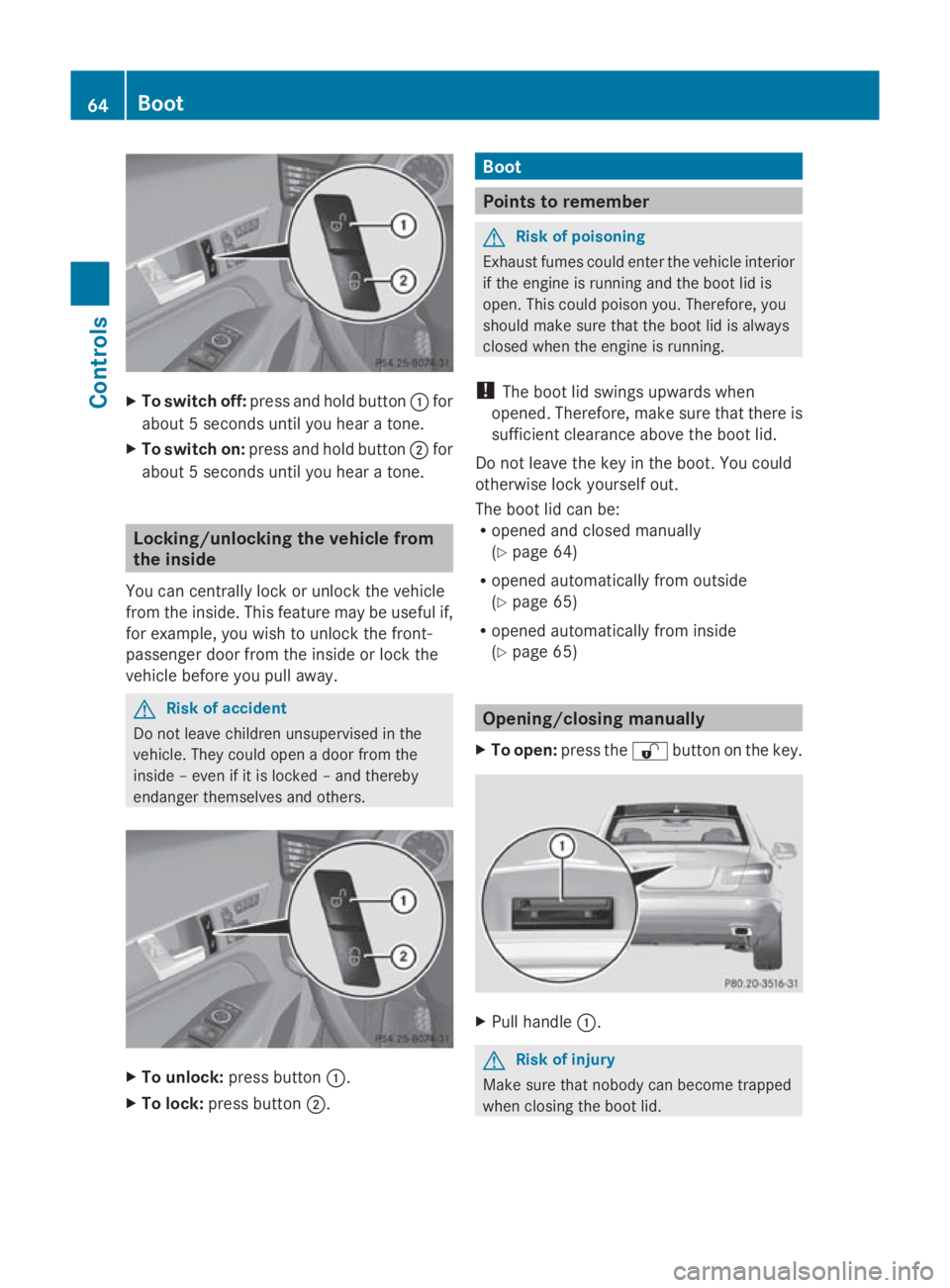MERCEDES-BENZ E-CLASS COUPE 2009 Owners Manual X
To switc hoff:press and hol dbutton 0046for
abou t5second suntilyou hea rat one.
X To switc hon:press and hol dbutton 0047for
abou t5second suntilyou hea rat one. Locking/unlockin
gthe vehicle from
MERCEDES-BENZ E-CLASS COUPE 2009 Owners Manual X
To switc hoff:press and hol dbutton 0046for
abou t5second suntilyou hea rat one.
X To switc hon:press and hol dbutton 0047for
abou t5second suntilyou hea rat one. Locking/unlockin
gthe vehicle from