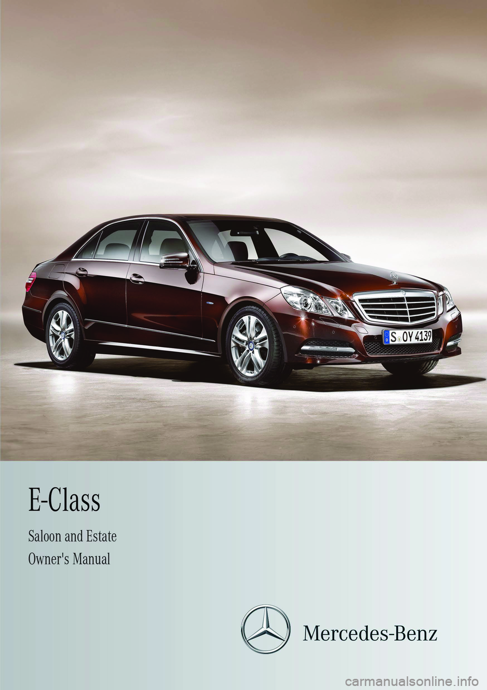 MERCEDES-BENZ E-CLASS ESTATE 2011  Owners Manual 