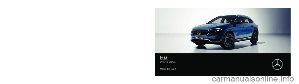 MERCEDES-BENZ EQA SUV 2022  Owners Manual �D�i�g�i�t�a�l�
