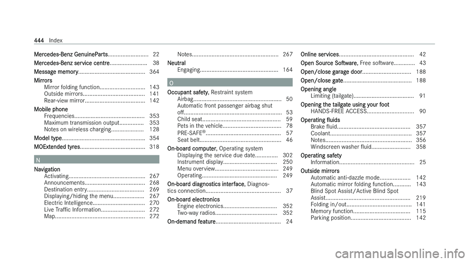 MERCEDES-BENZ EQA SUV 2022  Owners Manual �M�e�r�c�e�d�e�s�-�B�e�n�z� �G�e�n�u�i�n�e�P�a�r�t�s�.�.�.�.�.�.�.�.�.�.�.�.�.�.�.�.�.�.�.�.�.�.�.�.�.
�2�2
�M�e�r�c�e�d�e�s�-�B�e�n�z� �s�e�r�v�i�c�e� �c�e�n�t�r�e�.�.�.�.�.�.�.�.�.�.�.�.�.�.�.�.�.�.