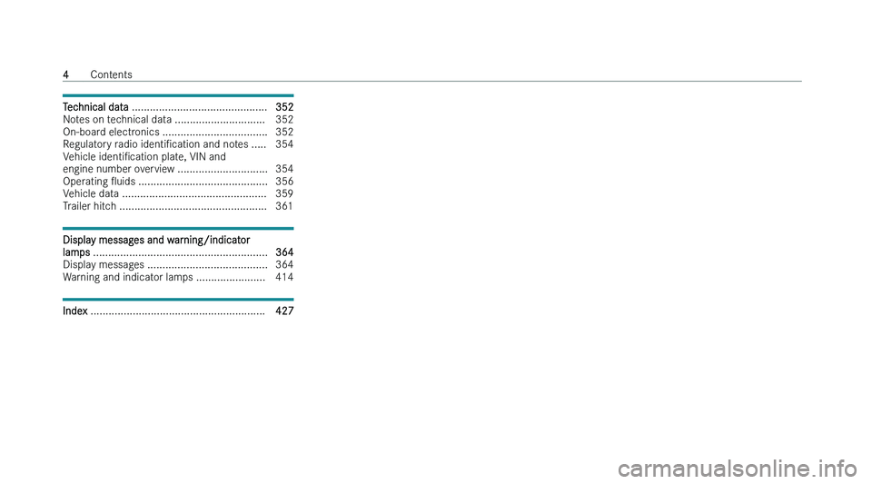 MERCEDES-BENZ EQA SUV 2022  Owners Manual �T�e�c�h�n�i�c�a�l� �d�a�t�a� 
�.�.�.�.�.�.�.�.�.�.�.�.�.�.�.�.�.�.�.�.�.�.�.�.�.�.�.�.�.�.�.�.�.�.�.�.�.�.�.�.�.�.�.�.�. �3�5�2
�N �o�t�e�s� �o�n� �t�e�c�h�n�i�c�a�l� �d�a�t�a� �.�.�.�.�.�.�.�.�.�.�.