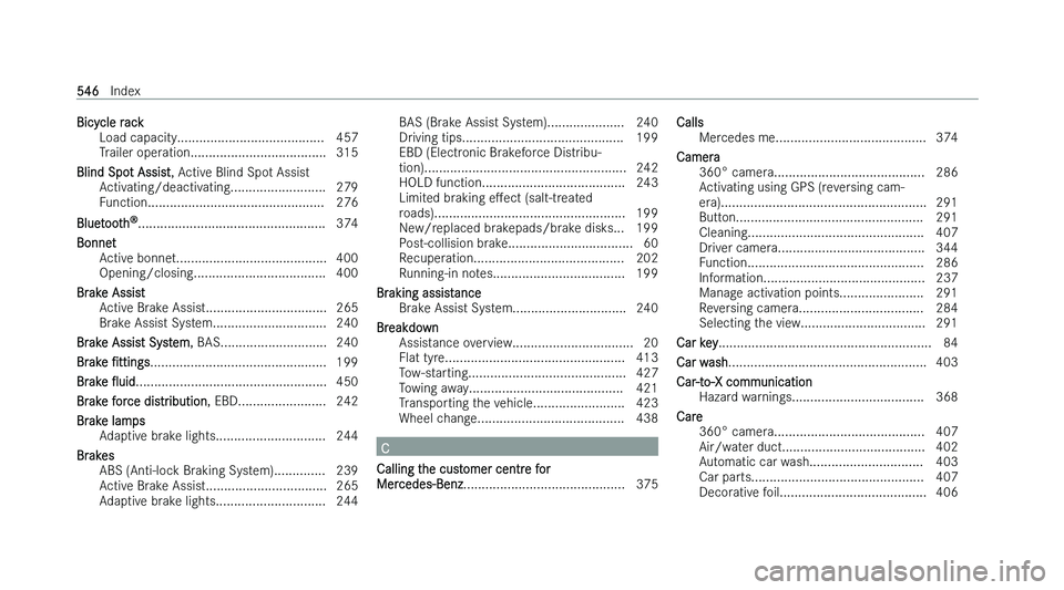 MERCEDES-BENZ EQS SALOON 2022  Owners Manual �B�i�c�y�c�l�e� �r�a�c�k
�L�o�a�d� �c�a�p�a�c�i�t�y �.�.�.�.�.�.�.�.�.�.�.�.�.�.�.�.�.�.�.�.�.�.�.�.�.�.�.�.�.�.�.�.�.�.�.�.�.�.�.�. �4�5�7
�T�r�a�i�l�e�r� �o�p�e�r�a�t�i�o�n�.�.�.�.�.�.�.�.�.�.�.�.�.