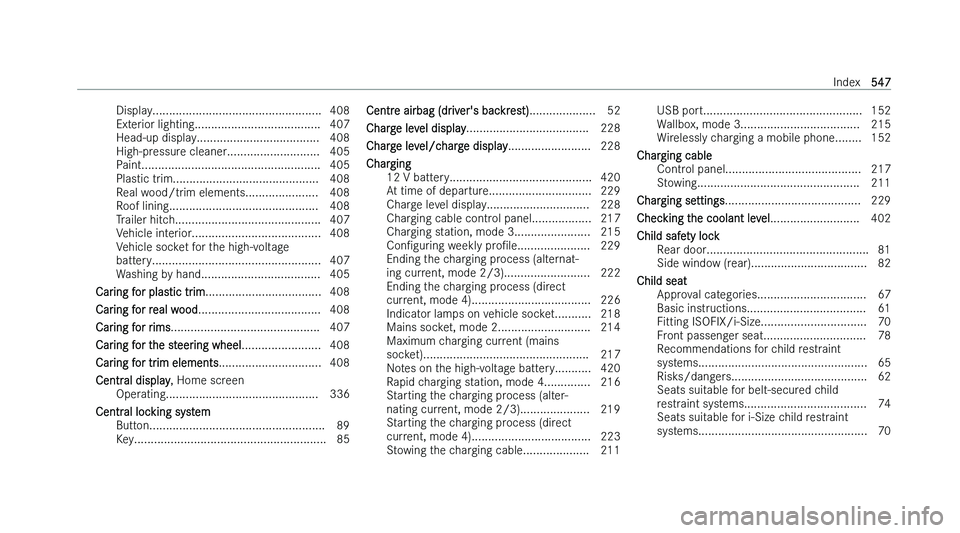 MERCEDES-BENZ EQS SALOON 2022  Owners Manual �D�i�s�p�l�a�y�.�.�.�.�.�.�.�.�.�.�.�.�.�.�.�.�.�.�.�.�.�.�.�.�.�.�.�.�.�.�.�.�.�.�.�.�.�.�.�.�.�.�.�.�.�.�.�.�.�.�. �4�0�8
�E�x�t �e�r�i�o�r� �l�i�g�h�t�i�n�g�.�.�.�.�.�.�.�.�.�.�.�.�.�.�.�.�.�.�.�.�