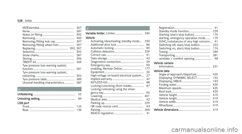 MERCEDES-BENZ GLA SUV 2022  Owners Manual �M�O�E�x�t�e�n�d�e�d�.�.�.�.�.�.�.�.�.�.�.�.�.�.�.�.�.�.�.�.�.�.�.�.�.�.�.�.�.�.�.�.�.�.�.�.�.�.�.�.�.�. �3�6�7
�N �o�i�s�e�.�.�.�.�.�.�.�.�.�.�.�.�.�.�.�.�.�.�.�.�.�.�.�.�.�.�.�.�.�.�.�.�.�.�.�.�.�.�