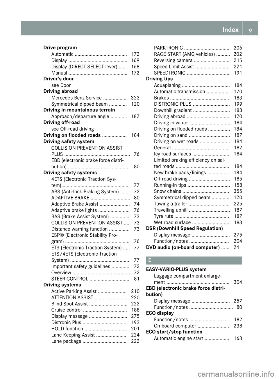 MERCEDES-BENZ GLA SUV 2013 Owners Manual Drive program
Automatic ...................................... 172
Display .......................................... .169
Display (DIRECT SELECT lever) ...... 168
Manual ............................. MERCEDES-BENZ GLA SUV 2013 Owners Manual Drive program
Automatic ...................................... 172
Display .......................................... .169
Display (DIRECT SELECT lever) ...... 168
Manual .............................