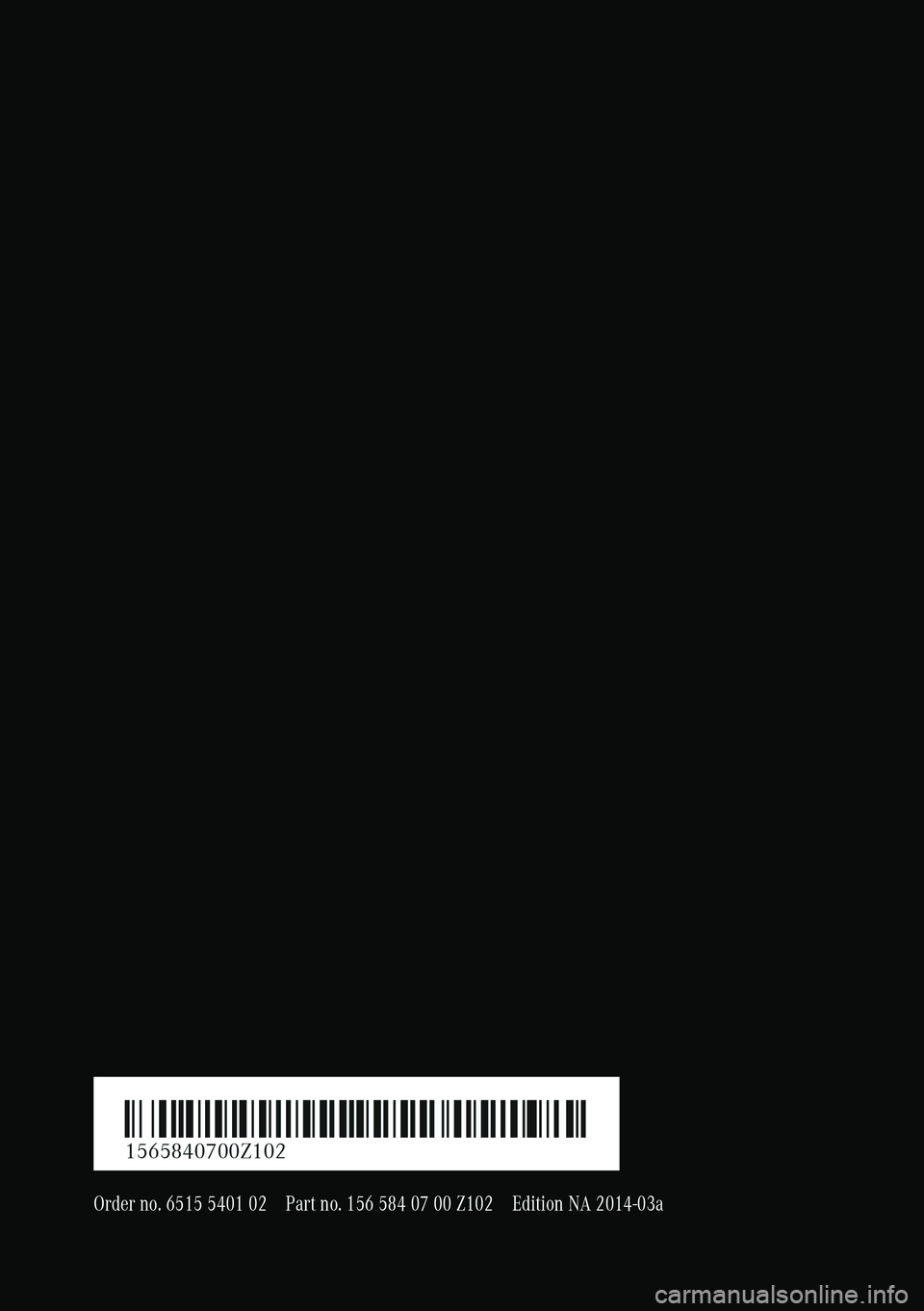 MERCEDES-BENZ GLA SUV 2013  Owners Manual 