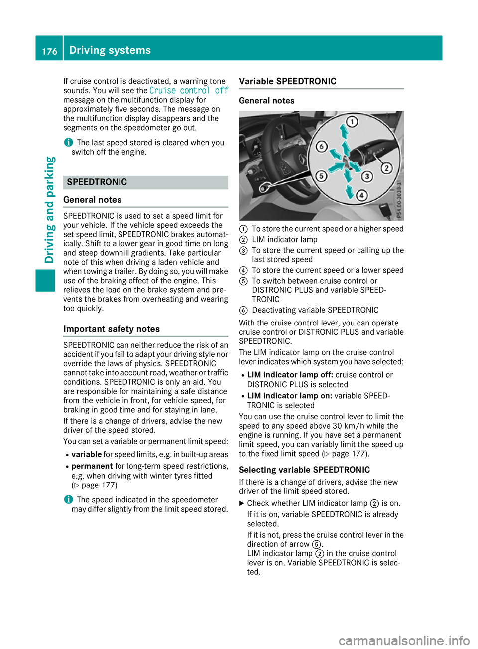 MERCEDES-BENZ GLC COUPE 2016 Owners Manual If cruise control is deactivated, a warning tone
sounds. You will see the Cruise control off
Cruise control off
message on the multifunction display for
approximately five seconds. The message on
the MERCEDES-BENZ GLC COUPE 2016 Owners Manual If cruise control is deactivated, a warning tone
sounds. You will see the Cruise control off
Cruise control off
message on the multifunction display for
approximately five seconds. The message on
the