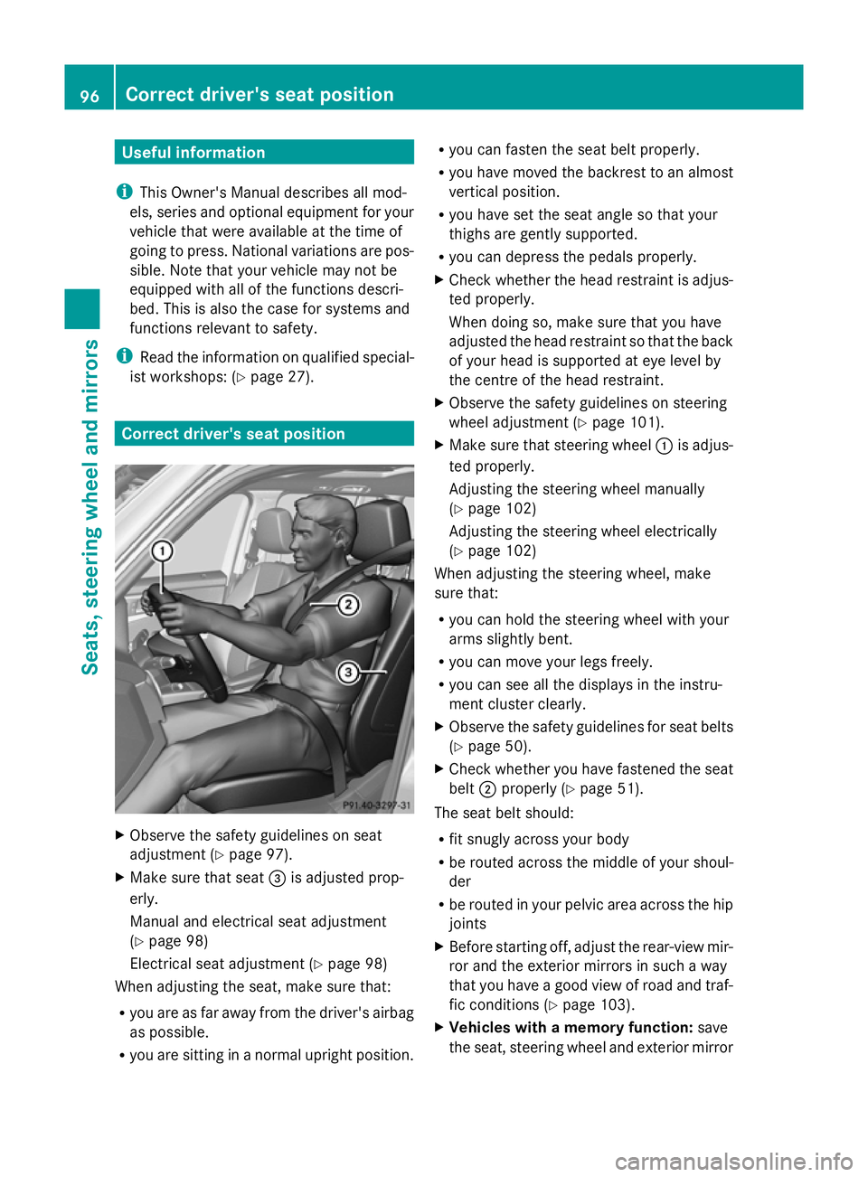 MERCEDES-BENZ GLK SUV 2012  Owners Manual Useful information
i This Owner's Manual describes all mod-
els, series and optional equipment for your
vehicle that were available at the time of
going to press. National variations are pos-
sibl