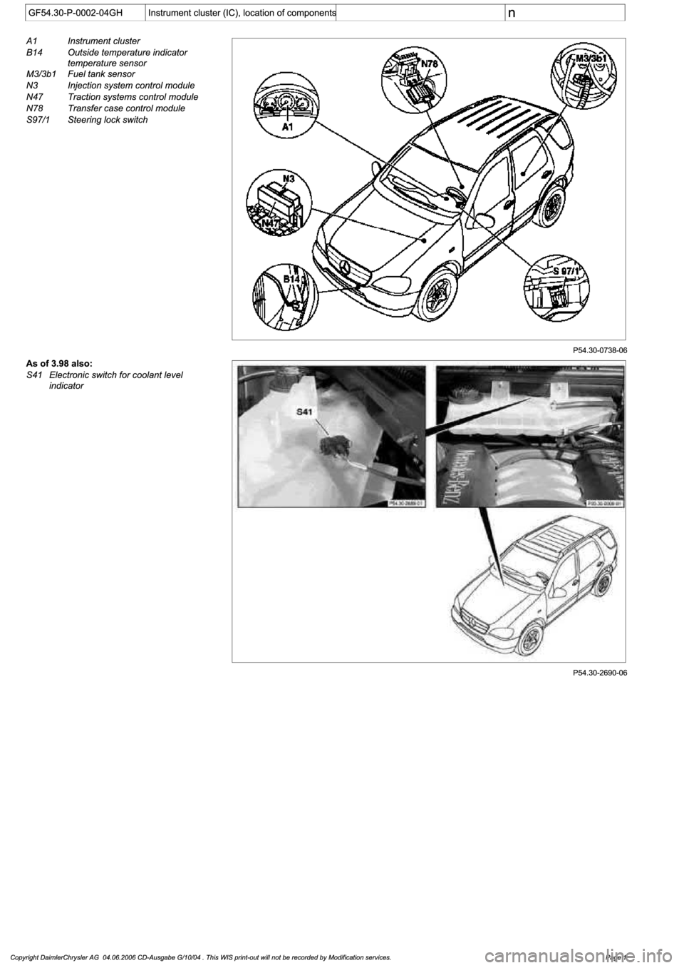 MERCEDES-BENZ ML320 1997  Complete Repair Manual 