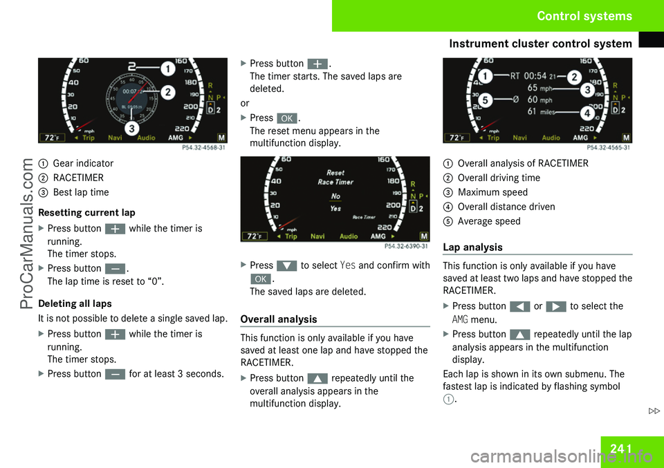 MERCEDES-BENZ CL-CLASS 2009  Owners Manual ProCarManuals.com 