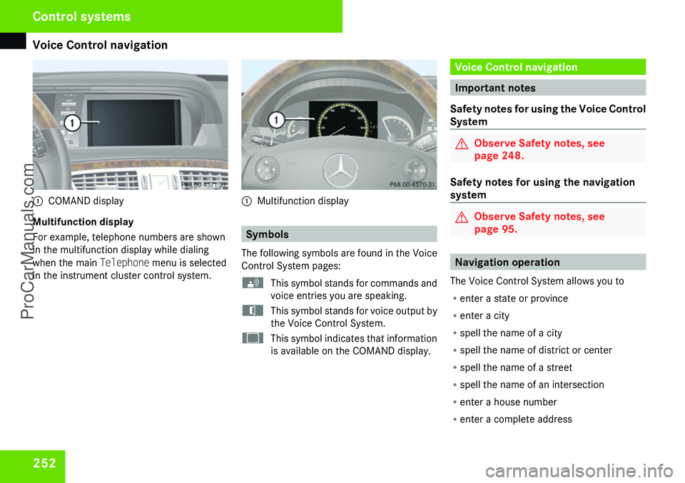 MERCEDES-BENZ CL-CLASS 2009  Owners Manual ProCarManuals.com 