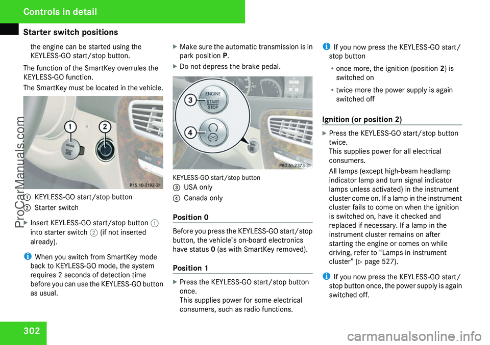 MERCEDES-BENZ CL-CLASS 2009  Owners Manual ProCarManuals.com 