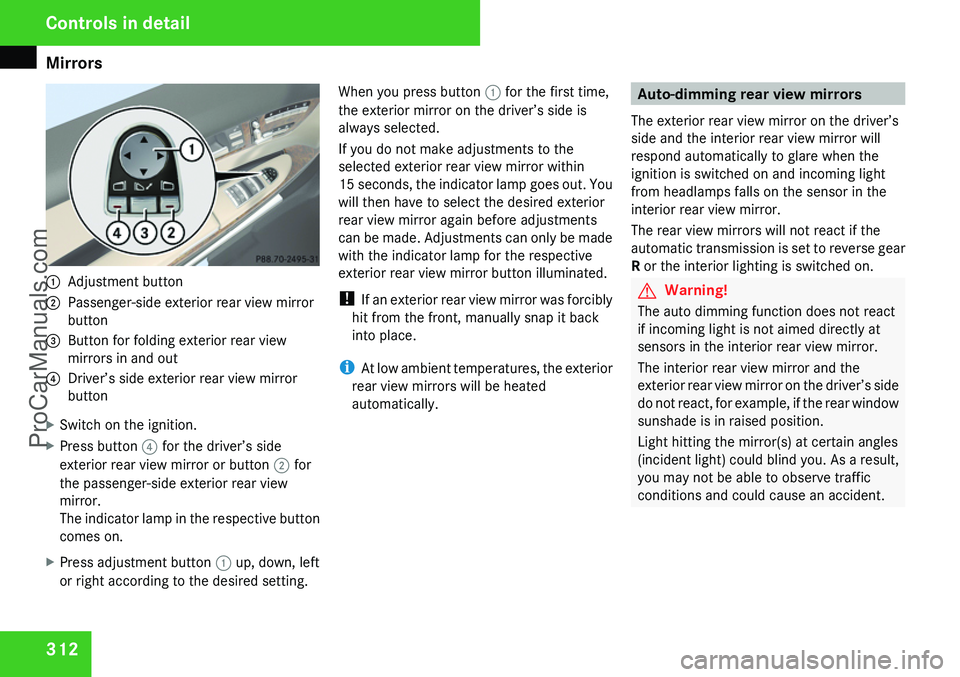 MERCEDES-BENZ CL-CLASS 2009  Owners Manual ProCarManuals.com 