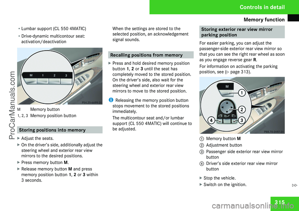 MERCEDES-BENZ CL-CLASS 2009  Owners Manual ProCarManuals.com 