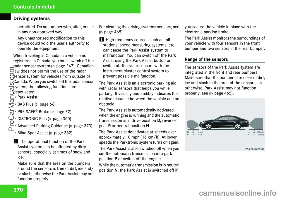 MERCEDES-BENZ CL-CLASS 2009  Owners Manual ProCarManuals.com 