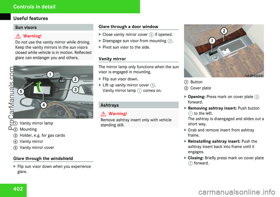 MERCEDES-BENZ CL-CLASS 2009  Owners Manual ProCarManuals.com 