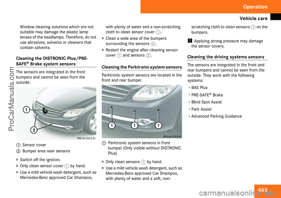 MERCEDES-BENZ CL-CLASS 2009  Owners Manual ProCarManuals.com 