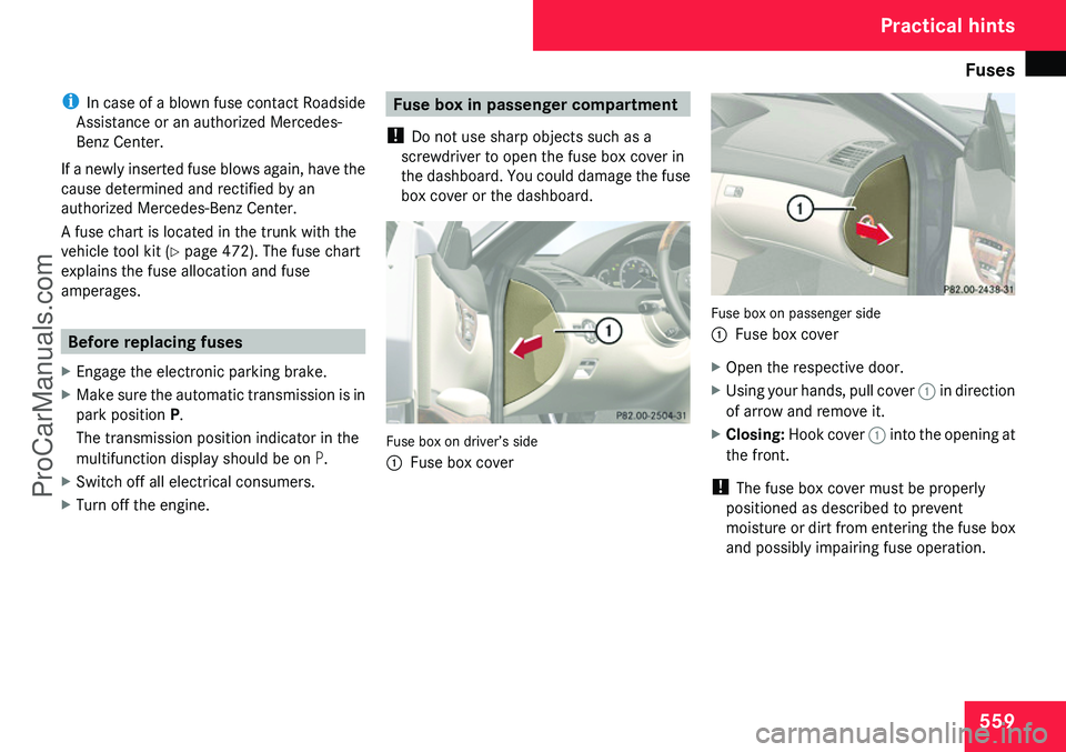 MERCEDES-BENZ CL-CLASS 2009  Owners Manual ProCarManuals.com 