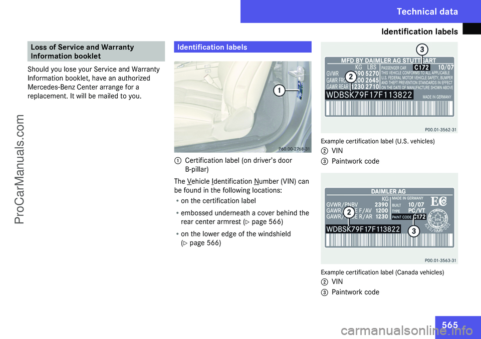 MERCEDES-BENZ CL-CLASS 2009  Owners Manual ProCarManuals.com 