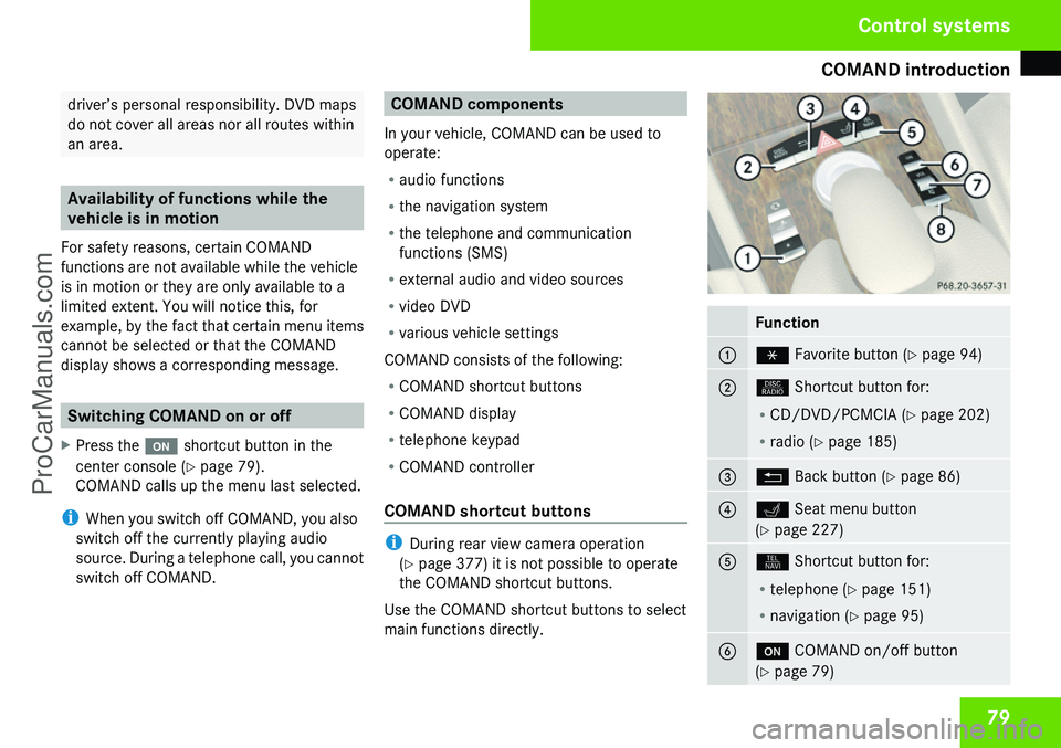 MERCEDES-BENZ CL-CLASS 2009  Owners Manual ProCarManuals.com 
