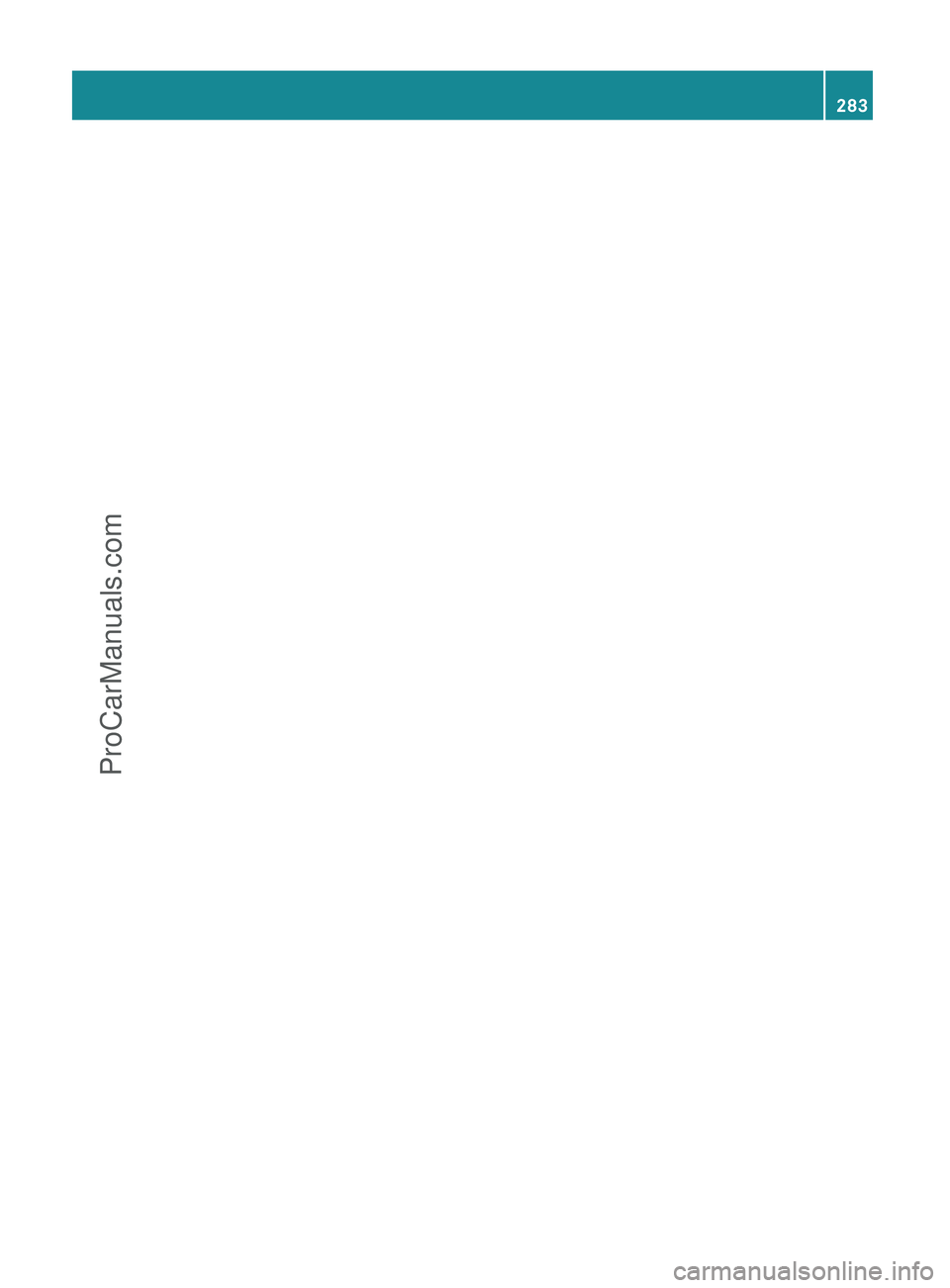 MERCEDES-BENZ G-CLASS 2011  Owners Manual 283ProCarManuals.com 