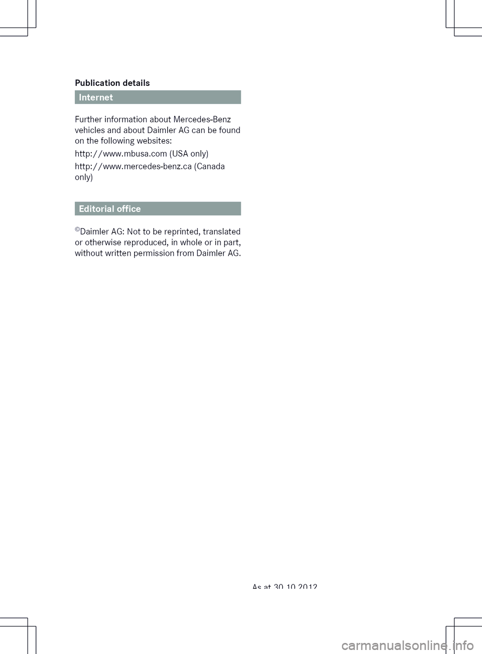 MERCEDES-BENZ SL-CLASS ROADSTER 2014  Owners Manual 
