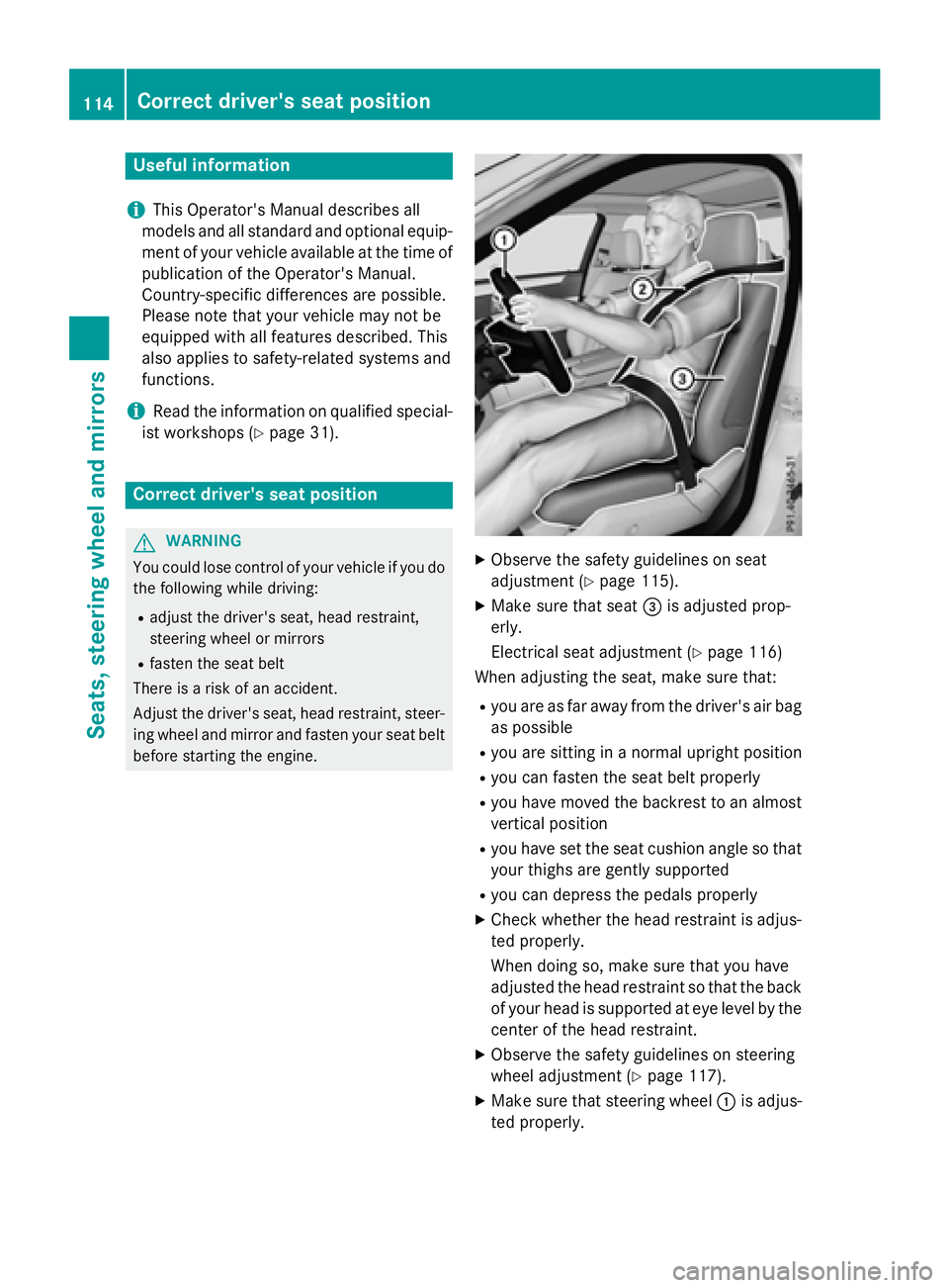 MERCEDES-BENZ WAGON 2016 Owners Manual Useful information
i
This Operator's Manual describes all
models and all standard and optional equip-
ment of your vehicle available at the time of
publication of the Operator's Manual.
Countr MERCEDES-BENZ WAGON 2016 Owners Manual Useful information
i
This Operator's Manual describes all
models and all standard and optional equip-
ment of your vehicle available at the time of
publication of the Operator's Manual.
Countr