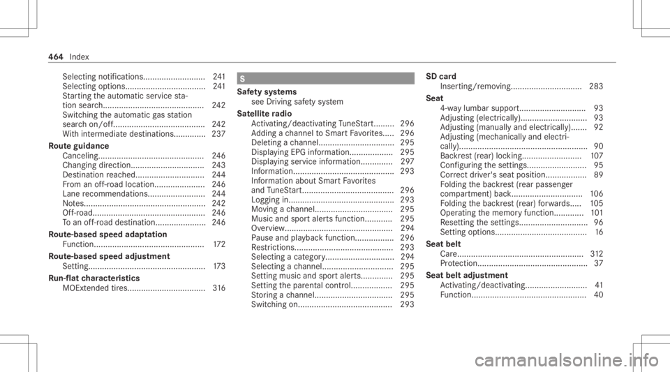 MERCEDES-BENZ C CLASS 2021  Owners Manual Sel
ecting notifica tions <0011001100110011001100110011001100110011001100110011001100110011
00110011001100110011001100110011001100110011> 241
Sel ecting options <00110011001100110011001100110011001100