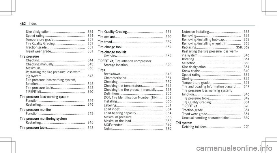 MERCEDES-BENZ C CLASS 2023  Owners Manual �S�i�z�e� �d�e�s�i�g�n�a�t�i�o�n�.�.�.�.�.�.�.�.�.�.�.�.�.�.�.�.�.�.�.�.�.�.�.�.�.�.�.�.�.�.�.�.�.�.�.�.�. �3�5�4
�S�p�e�e�d� �r�a�t�i�n�g�.�.�.�.�.�.�.�.�.�.�.�.�.�.�.�.�.�.�.�.�.�.�.�.�.�.�.�.�.�.�.