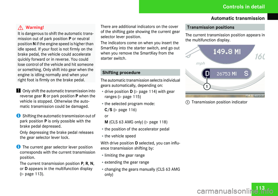 MERCEDES-BENZ CLS 2009  Owners Manual 