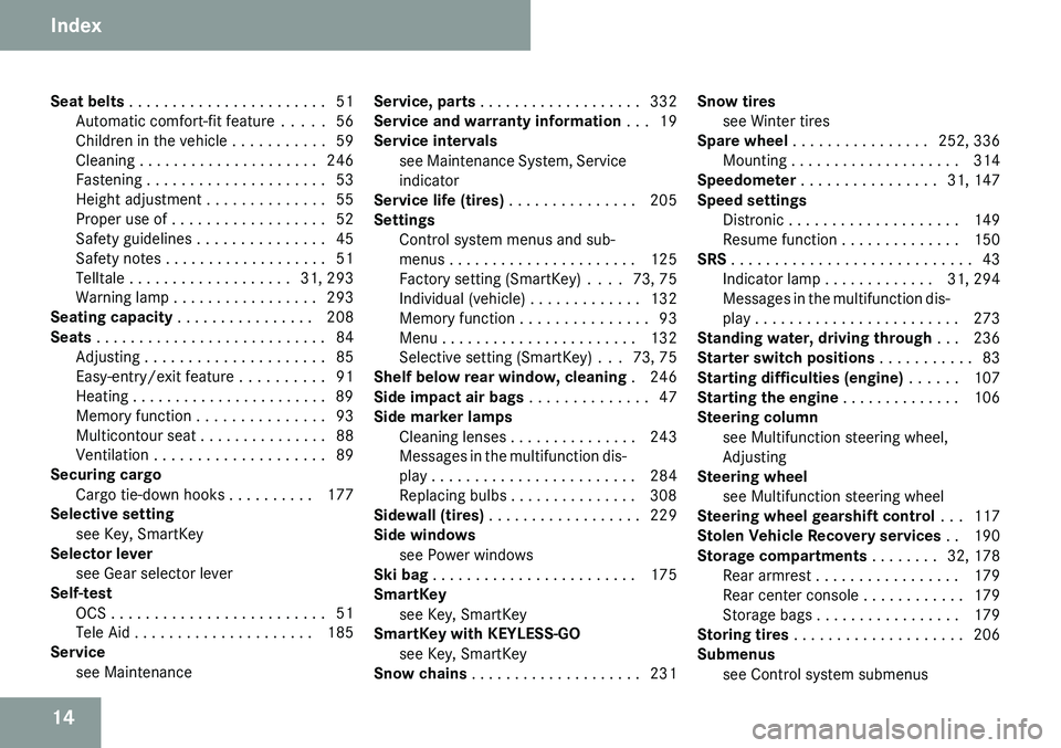 MERCEDES-BENZ CLS 2009  Owners Manual 