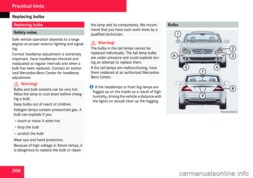 MERCEDES-BENZ CLS 2009  Owners Manual 