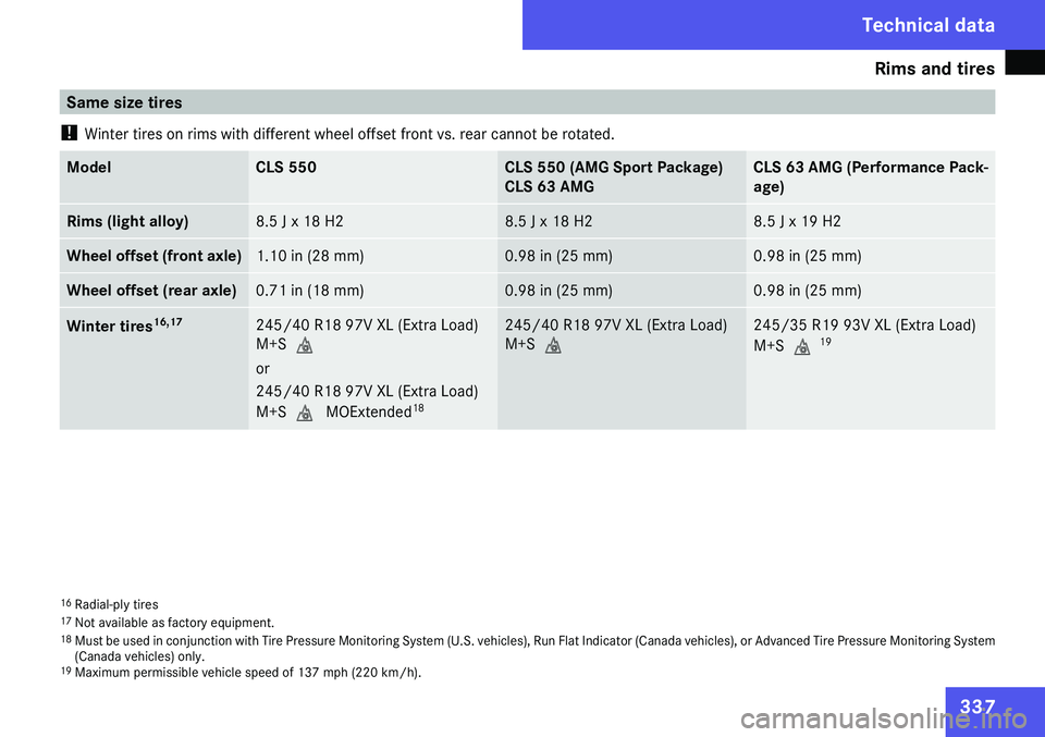 MERCEDES-BENZ CLS 2009  Owners Manual 