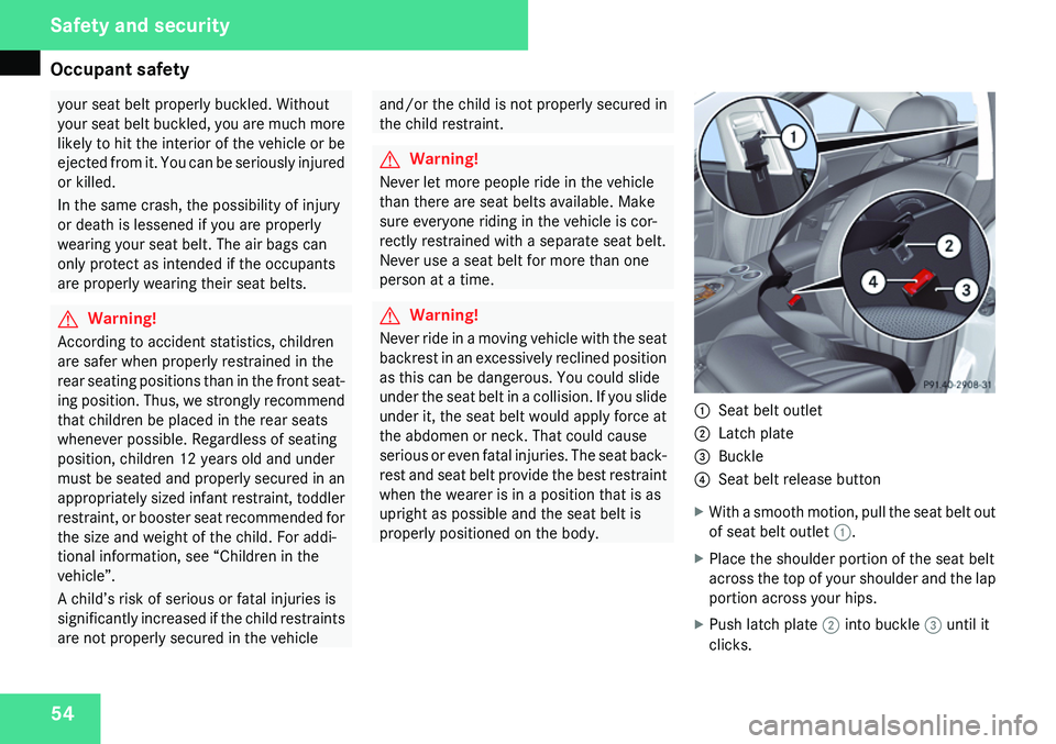 MERCEDES-BENZ CLS 2009  Owners Manual 