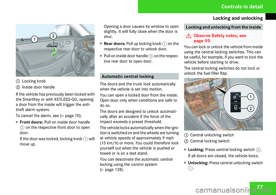 MERCEDES-BENZ CLS 2009  Owners Manual 
