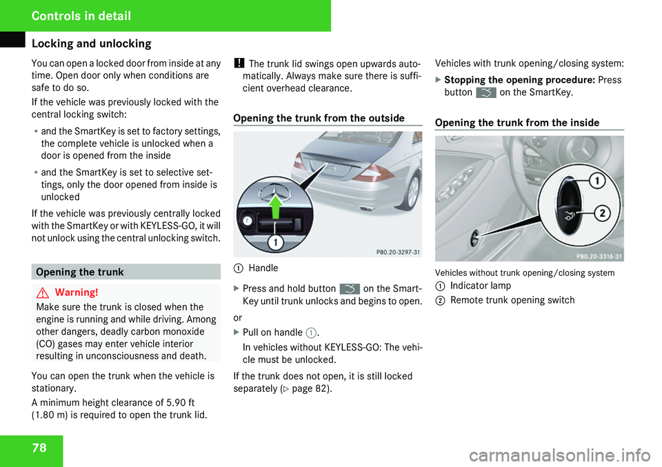 MERCEDES-BENZ CLS 2009  Owners Manual 