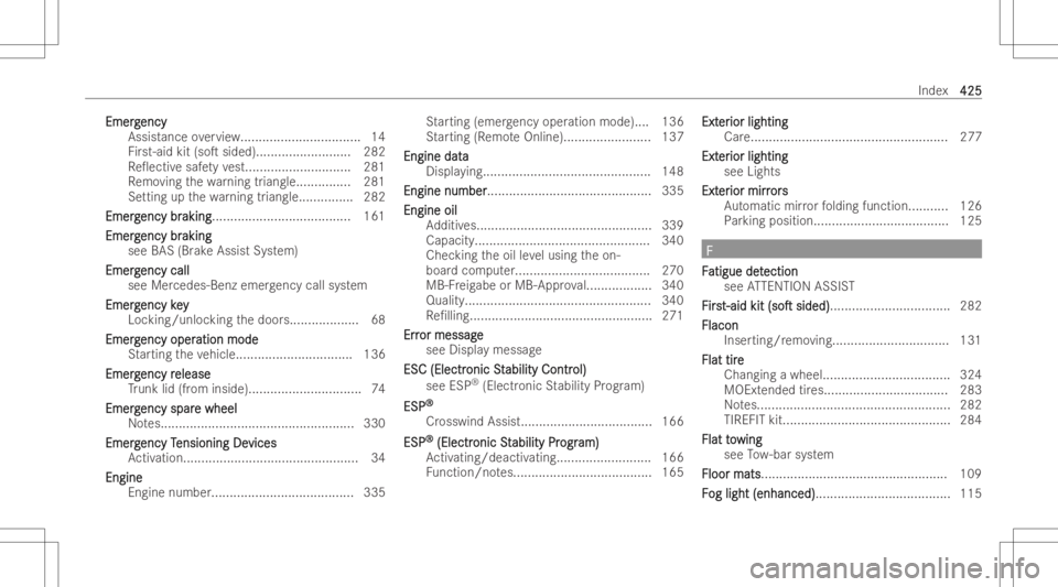 MERCEDES-BENZ CLS 2022 Owners Manual Emer
g Emer
gency ency
Assis tance overview. <000F000F000F000F000F000F000F000F000F000F000F000F000F000F000F000F
000F000F000F000F000F000F000F000F000F000F000F000F000F000F000F000F> 14
Fi rs t-aid kit(soT MERCEDES-BENZ CLS 2022 Owners Manual Emer
g Emer
gency ency
Assis tance overview. <000F000F000F000F000F000F000F000F000F000F000F000F000F000F000F000F
000F000F000F000F000F000F000F000F000F000F000F000F000F000F000F000F> 14
Fi rs t-aid kit(soT