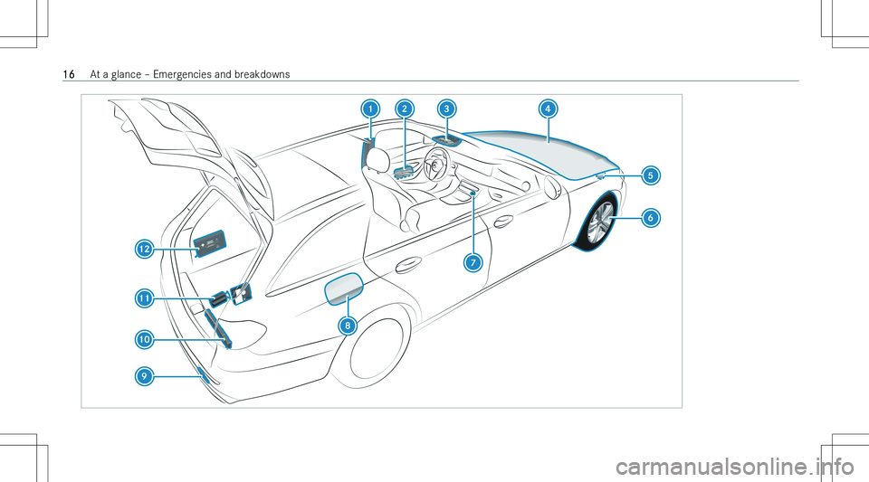 MERCEDES-BENZ E CLASS WAGON 2023  Owners Manual �1�6�A�t� �a� �g�l�a�n�c�e� !