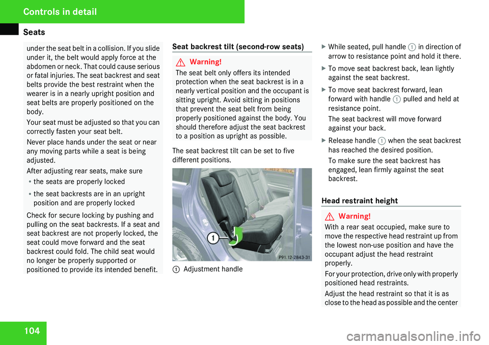 MERCEDES-BENZ GL 2009  Owners Manual 